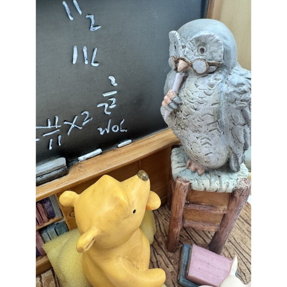 New! Disney Winnie the Pooh Michel & Co Triple Frame-School Scene - Picture 6 of 16